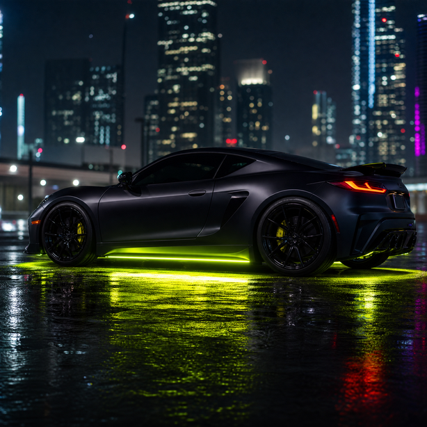 Car Underglow LED Kit — Color-Chasing 4pc