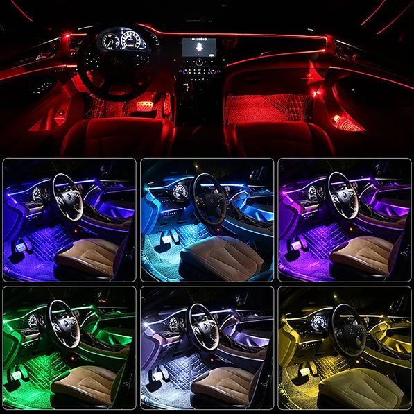 RGB Interior LED Strip Kit — App + Music Sync