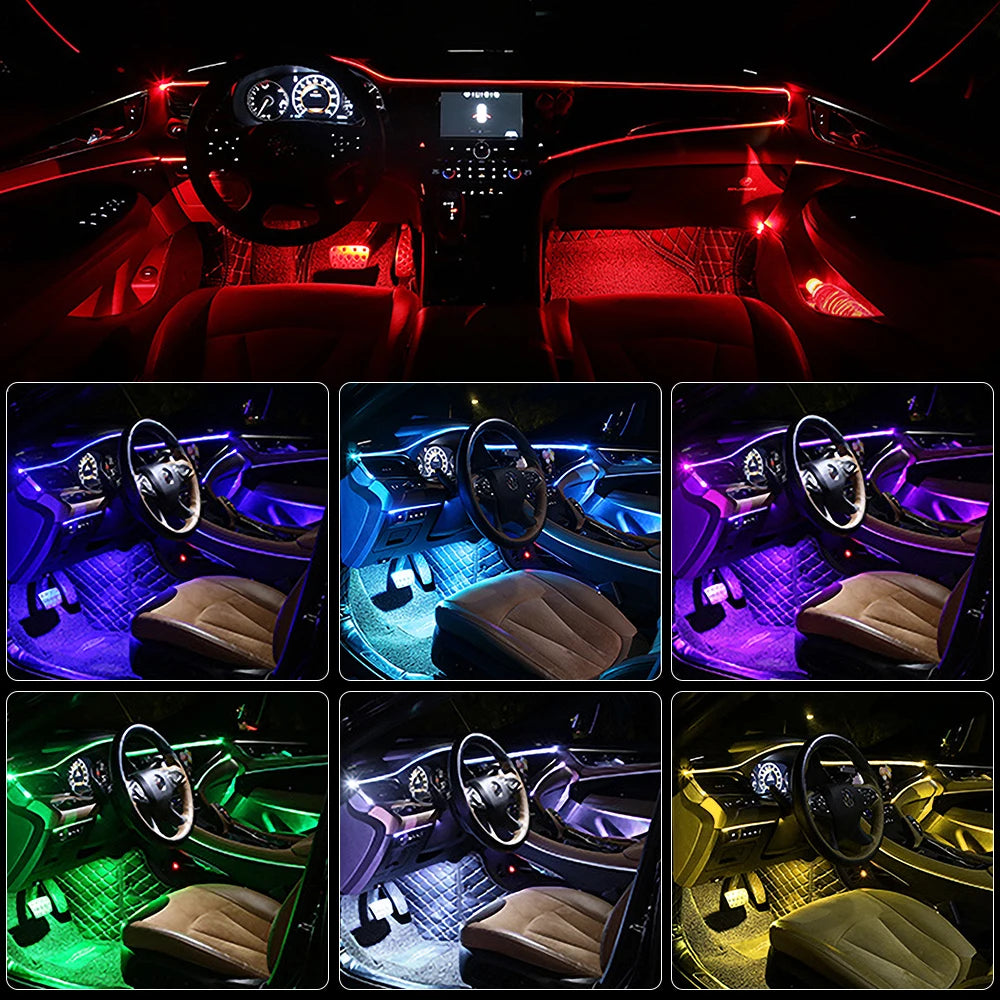 RGB Interior LED Strip Kit — App + Music Sync