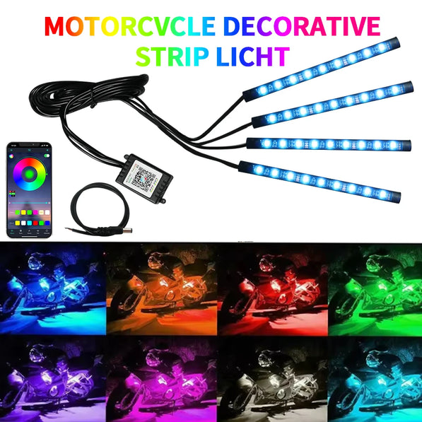 Moto Underglow LED Kit — RGB Color-Chasing