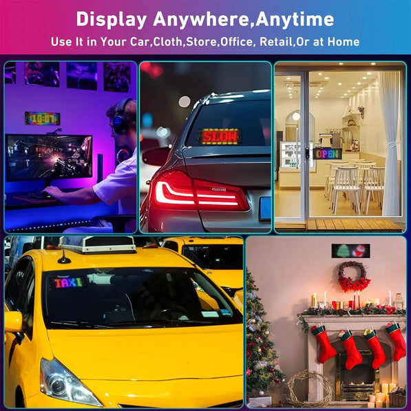 Moto Devil Eyes — Animated LED Display for Motorcycle Windshield