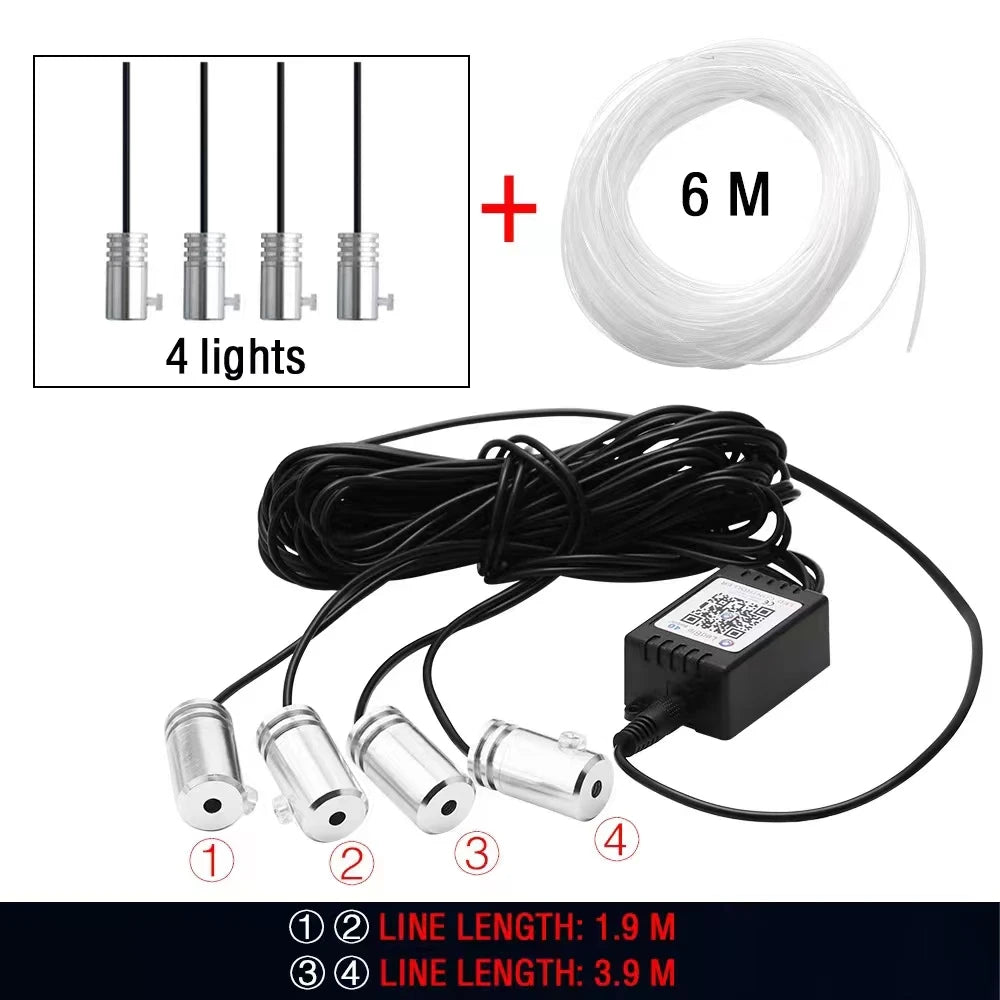 RGB Interior LED Strip Kit — App + Music Sync