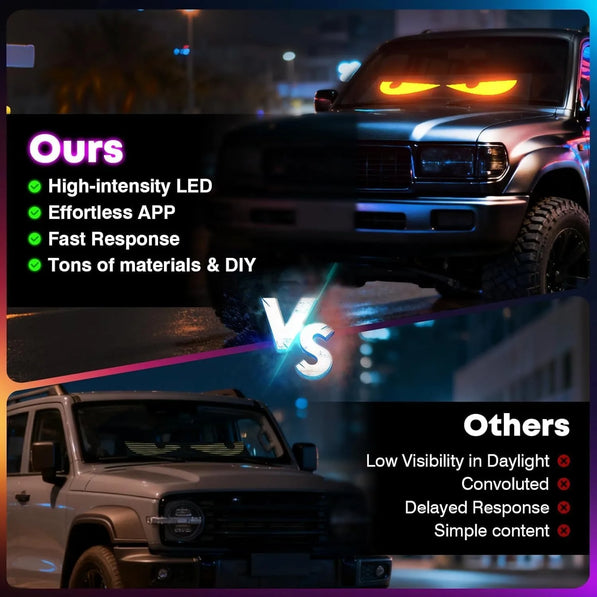 LED Rear Window Display — Programmable Scrolling Sign