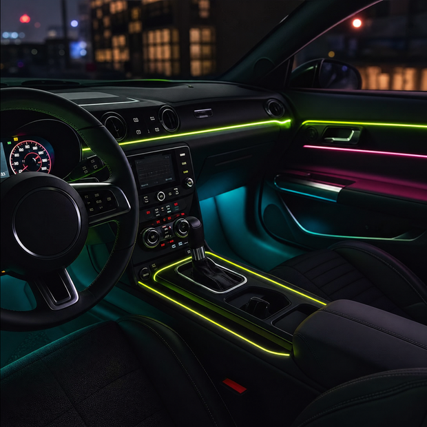 RGB Interior LED Strip Kit — App + Music Sync
