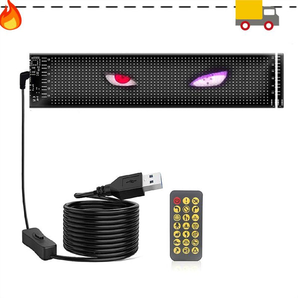 LED Emoji Display for Rear Window, App-Controlled Messages to Other Drivers — photo 1