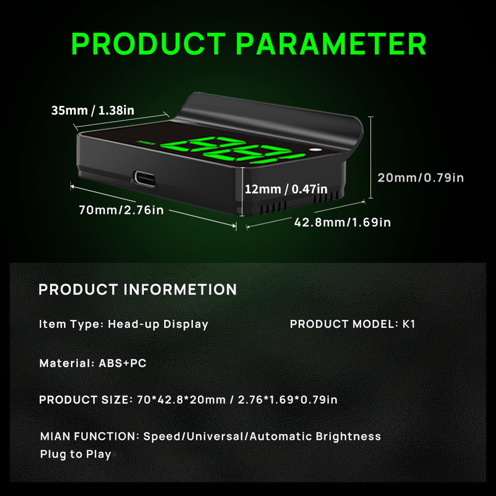 Head-Up Display That Projects Your Speed on the Windshield — photo 2