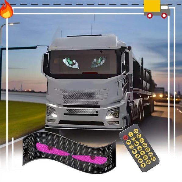 LED Emoji Display for Rear Window, App-Controlled Messages to Other Drivers — photo 3