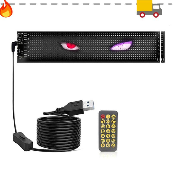 LED Emoji Display for Rear Window, App-Controlled Messages to Other Drivers — photo 6