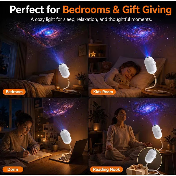 USB Star Projector for Car Roof, Plug-In Starlight Effect