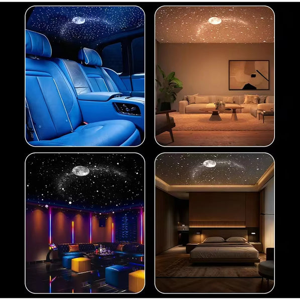USB Star Projector for Car Roof, Plug-In Starlight Effect