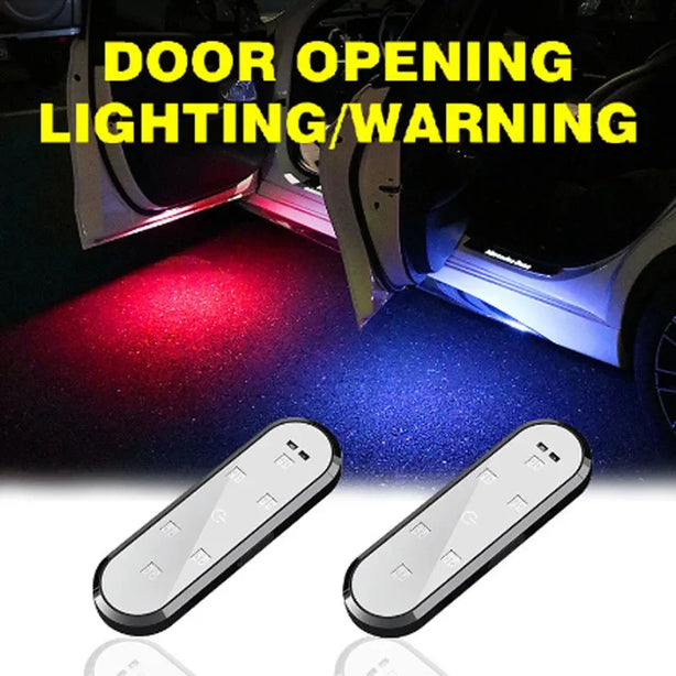 Door Projector Lights That Shine a Pattern on the Ground When You Open the Door