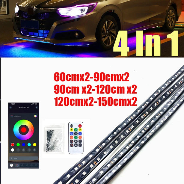 Underglow Lights for Car with App and Music Sync