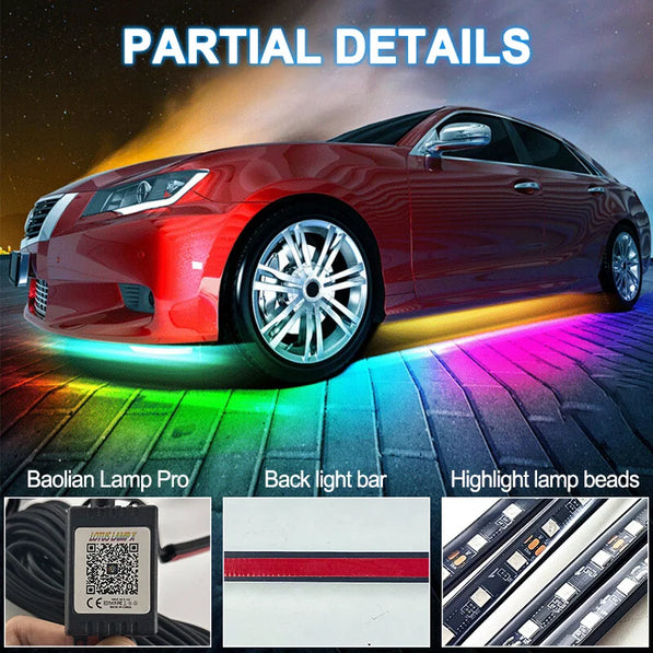 Underglow Lights for Car with App and Music Sync