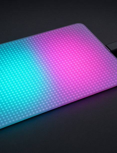 StareGang LED panel with USB-A power cable